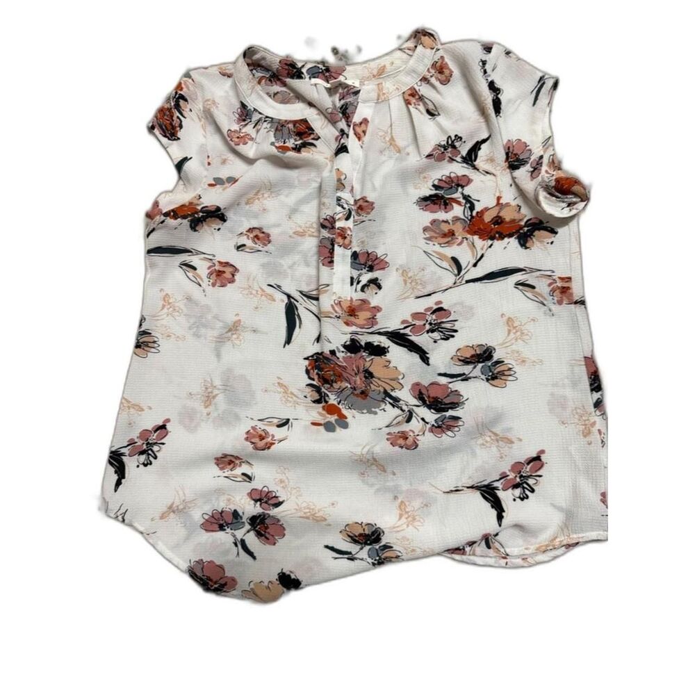 Fun 2 fun  Women's White and Pink Blouse